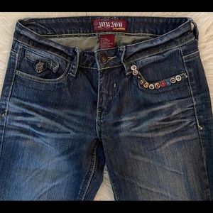 Jou Jou premium denim boot cut embellished jeans